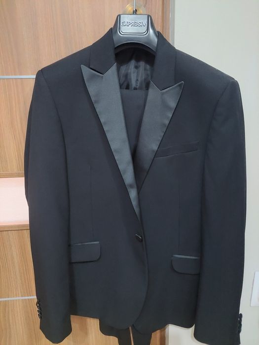 Costum negru mire/nas