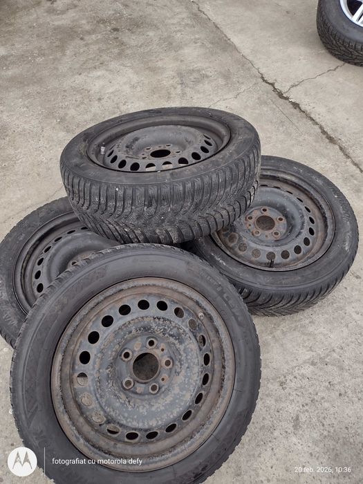 5x114,3/r16 cu senzori roți Renault și rezervă 5x114,3/r16