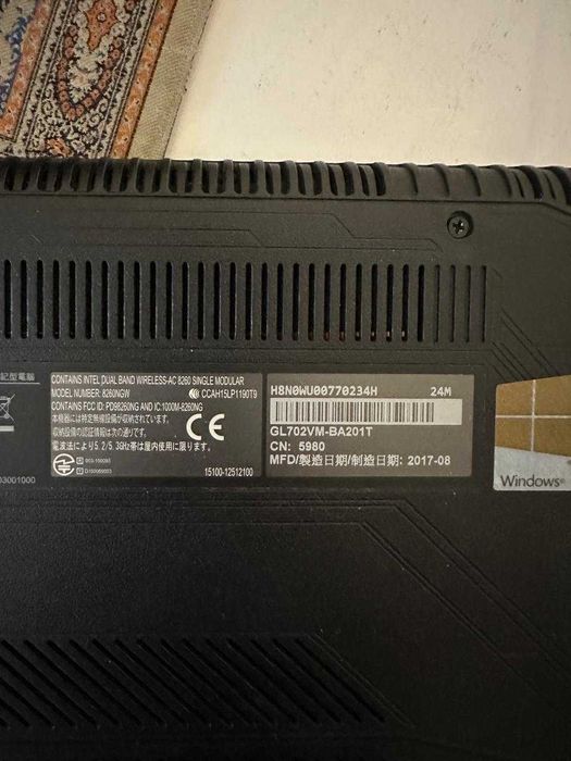 Asus RoG GL 702V