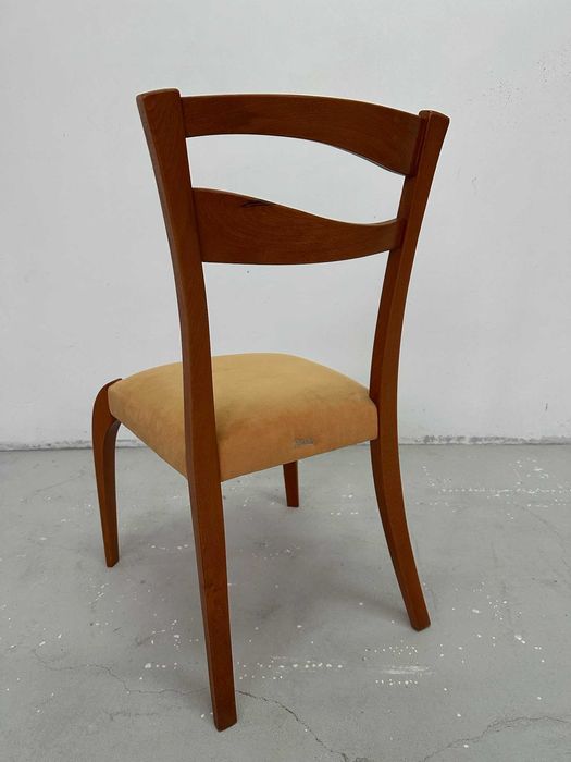 Комплект трапезария Bora – маса + 8 дървени стола + витрина