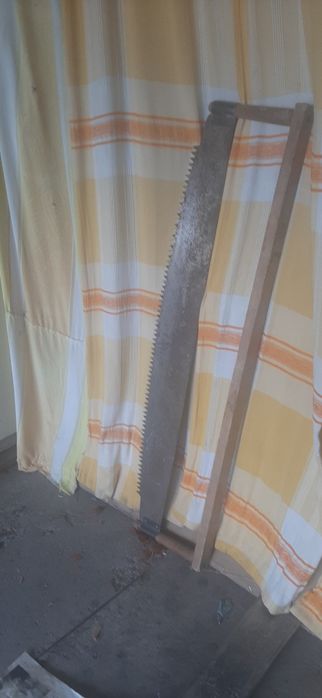 Пила  двуручная. Советская..