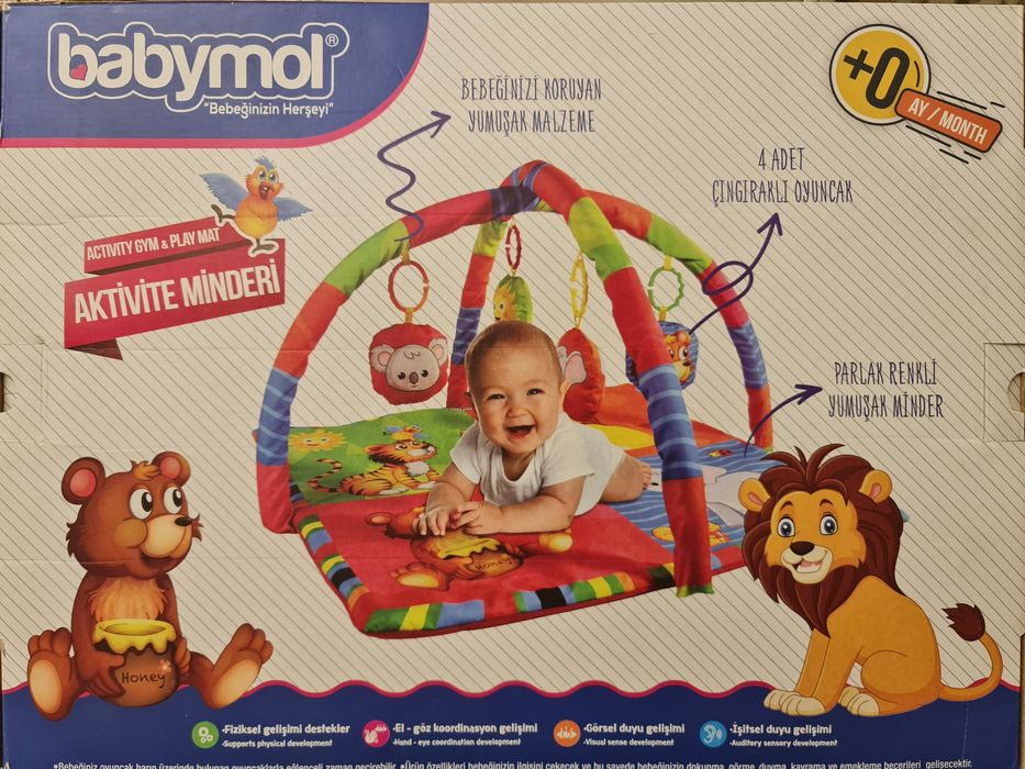 Игровой коврик с игрушками Babymol