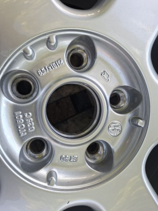 1бр. Нова Джанта с гума 16" 5Х112мм Фолксваген, VW 5X112 с гума 205 55 16