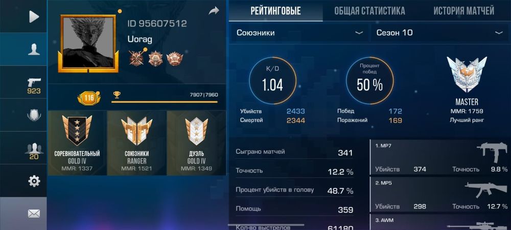 Продам аккаунт в стандофф 2