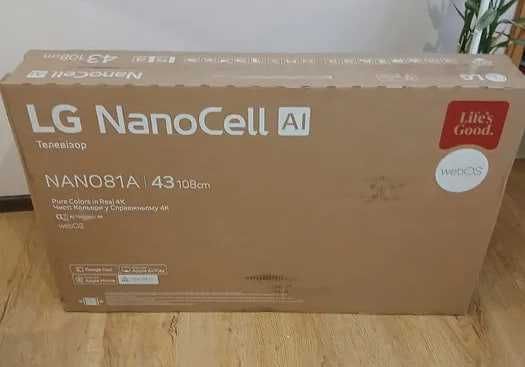 Телевизор LG NANO81A6A Ai 4K 2025 WebOS Со Склада Доставка Бесплатно