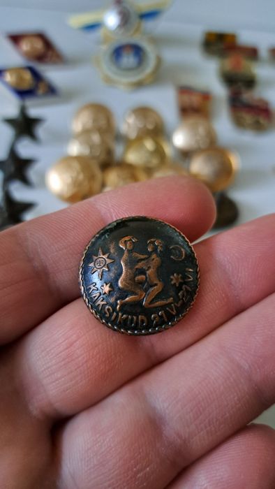 Значки пуговицы  из СССР.