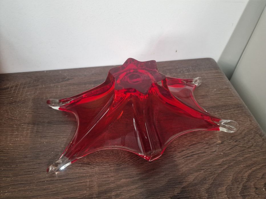 Bol Fructiera Cristal MURANO Italy 1970