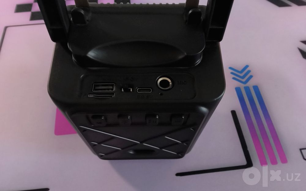 Портативная Bluetooth колонка Sing-e ZQS1367 с подсветкой