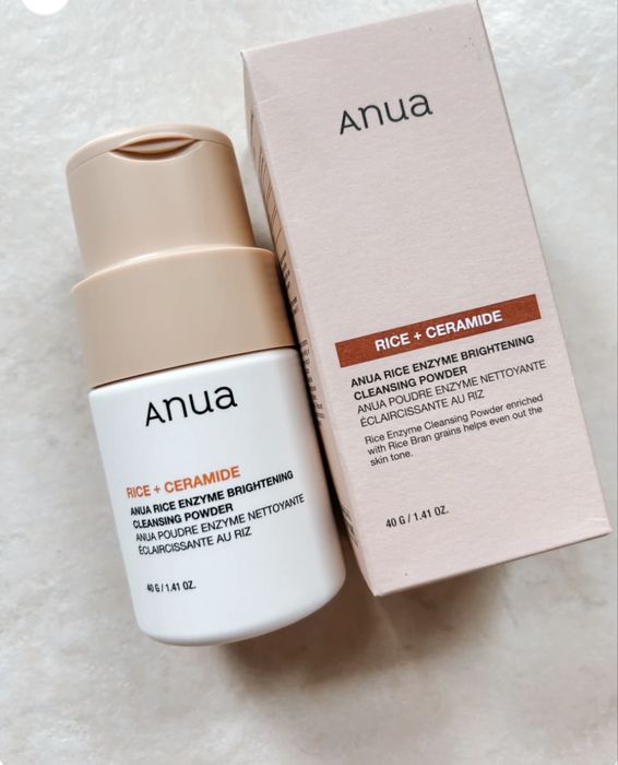 Anua cleansing powder  rice +ceramide