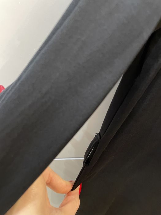 Черна рокля тип риза