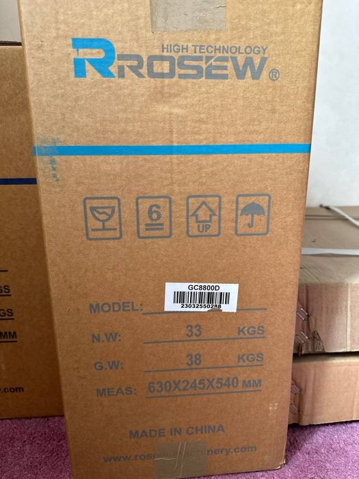 Yangi Rosew GC8800D va S41-4 komplekt sanoat tikuv mashinalari (Pachka
