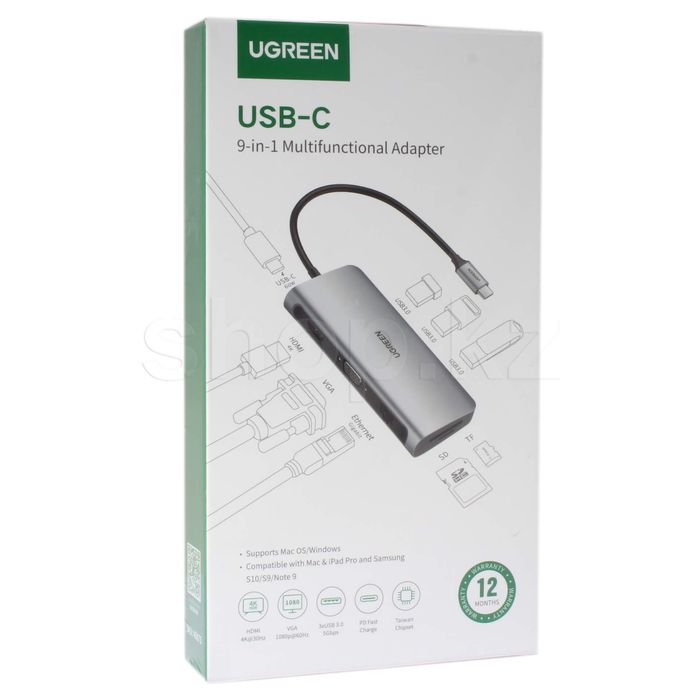 USB-c adapter 9 in 1