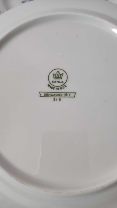 *Kahla* ГДР порцеланови чинии и купа