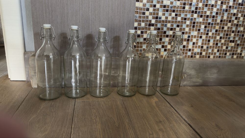 IKEA бутыли 1 л с бугельной крышкой