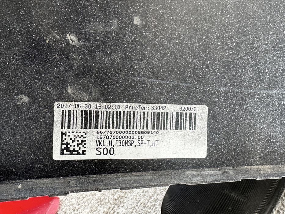 Bara spate M BMW F30 Sedan Facelift