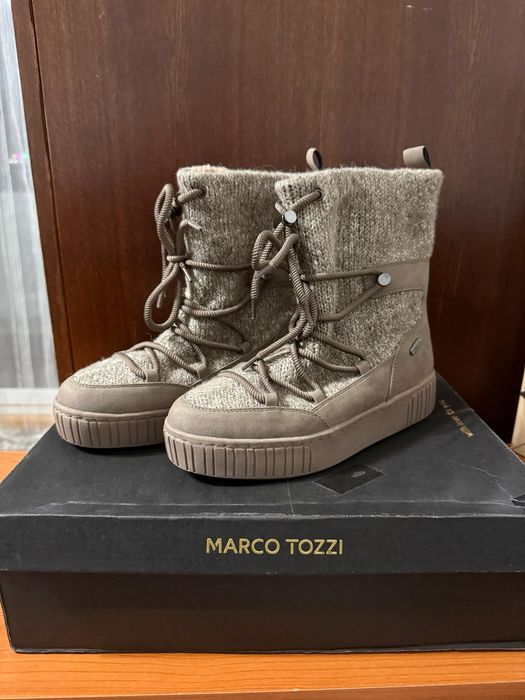 Botine cu șireturi  Marco Tozzi