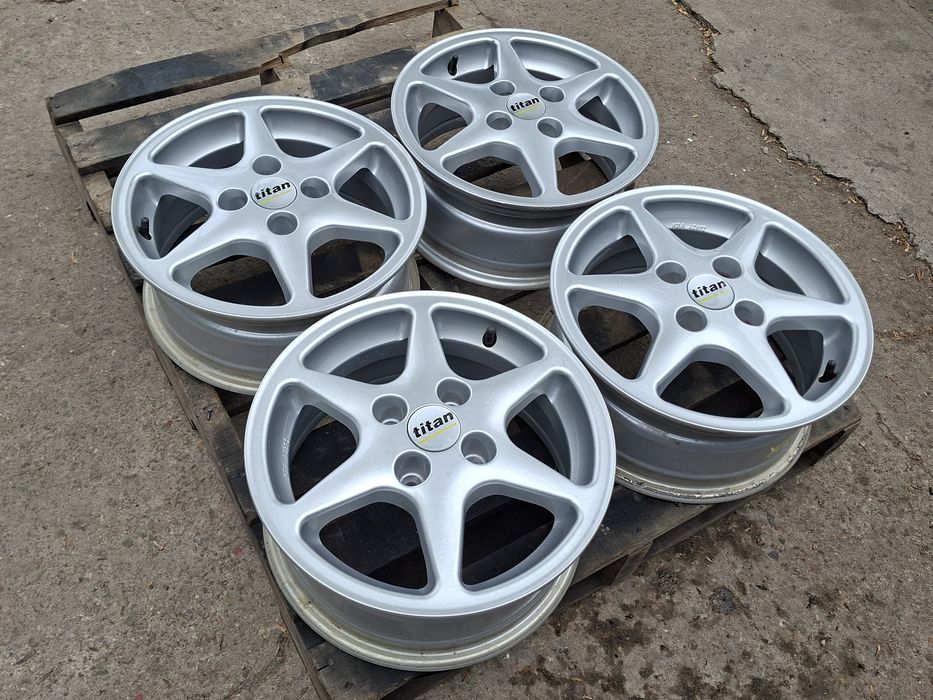 4бр. 14" 4Х100мм Titan, 4x100 Алуминиеви джанти