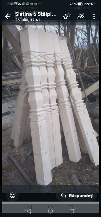 Stâlpi pentru terasa