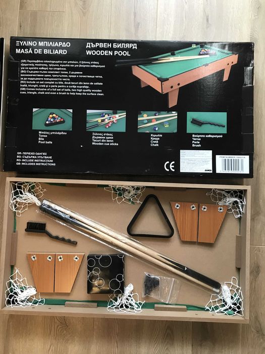 Masa mare Biliard lemn  75x41x16,5 cm