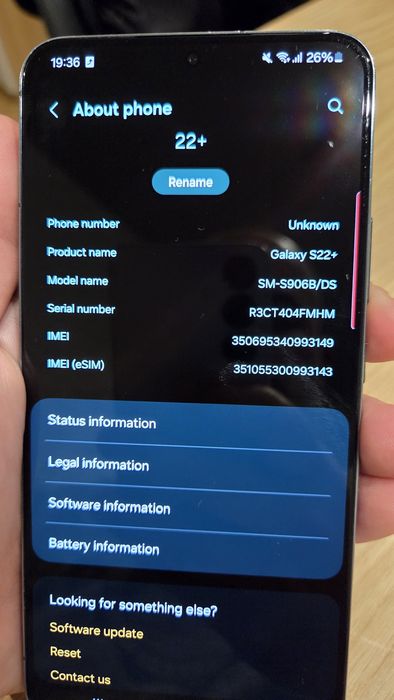 Samsung S22+ plus 256gb