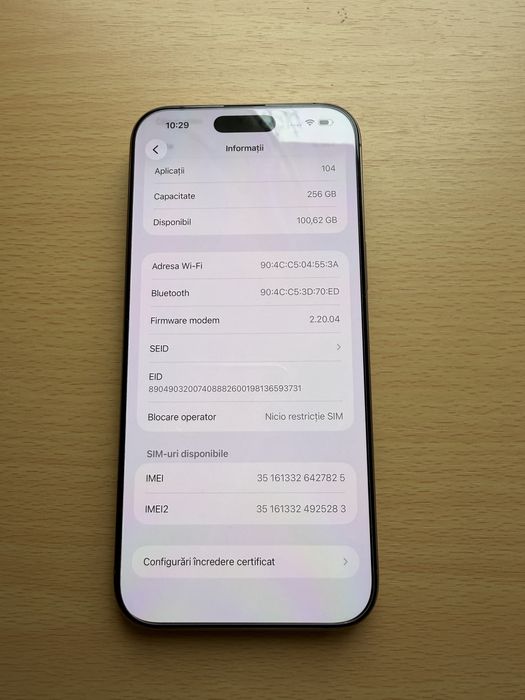 Iphone 16 Pro Max 256GB Desert Titanium 10/10