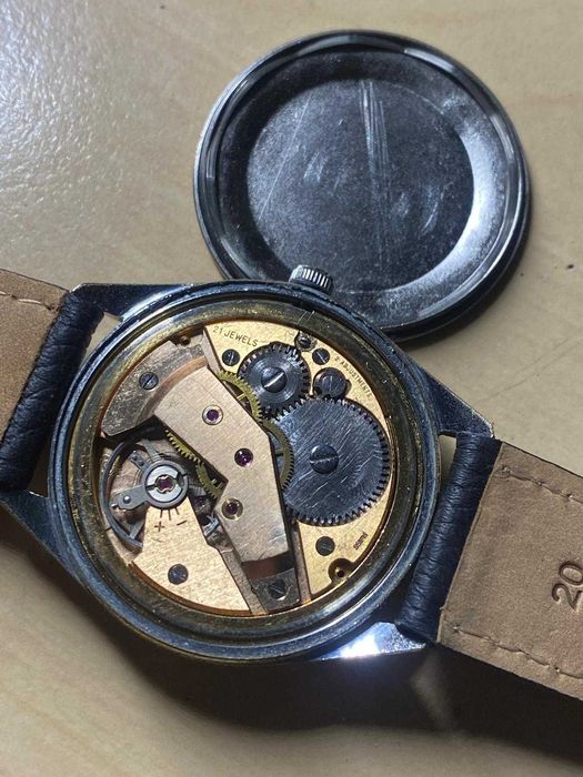 Ceas Atlantic mecanic Worldmaster 21 rubine 1980