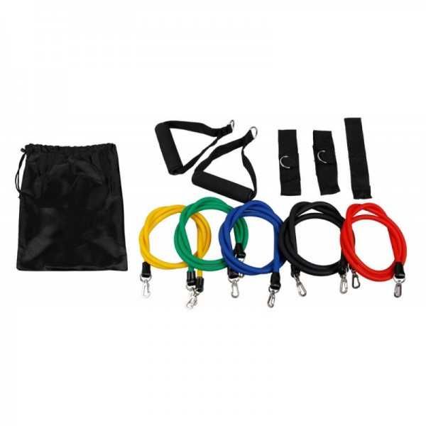 Ластици за тренировка комплект от 11-сет части фитнес ластик