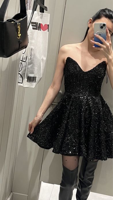 платье новое с пайеткой