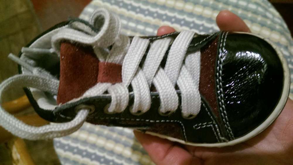 Pantofi Balocchi nr. 22, din piele cu glitter, interior piele