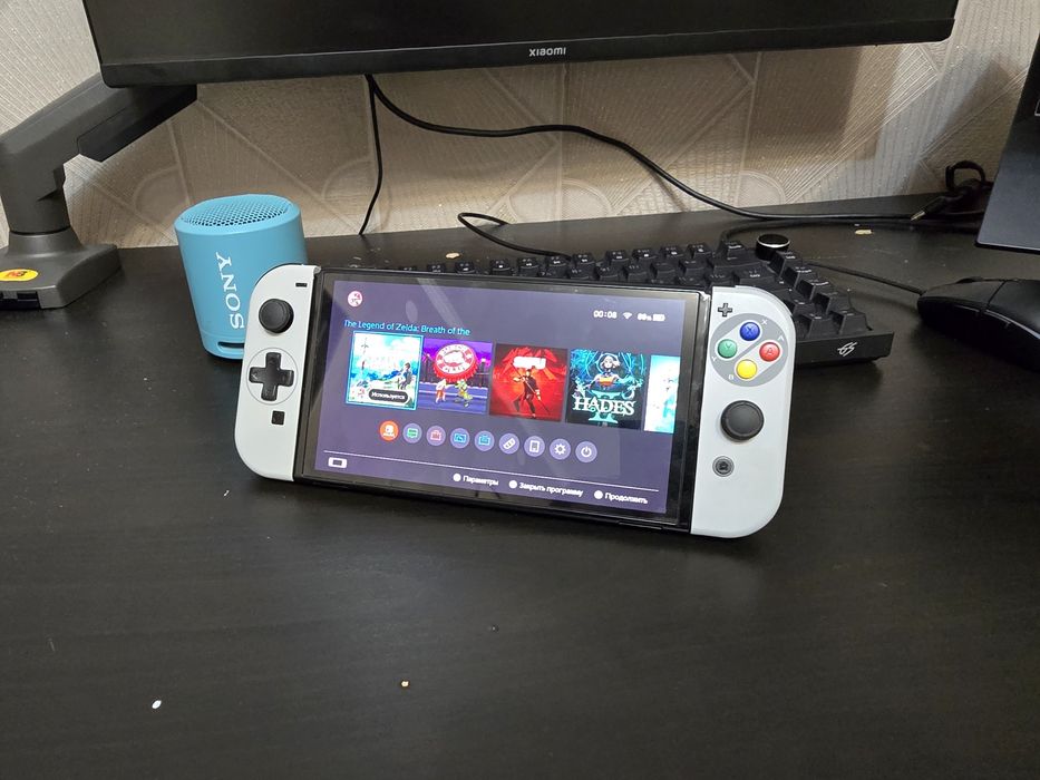 Прожитый nintendo switch oled
