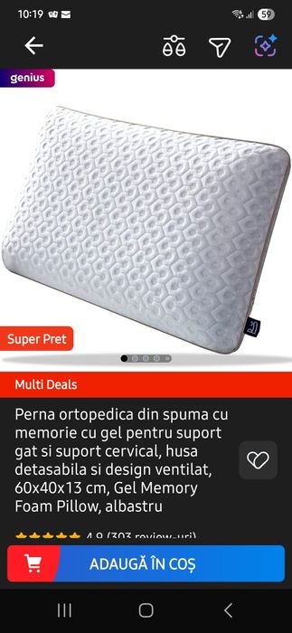 Perne ortopedice 100ron bucata