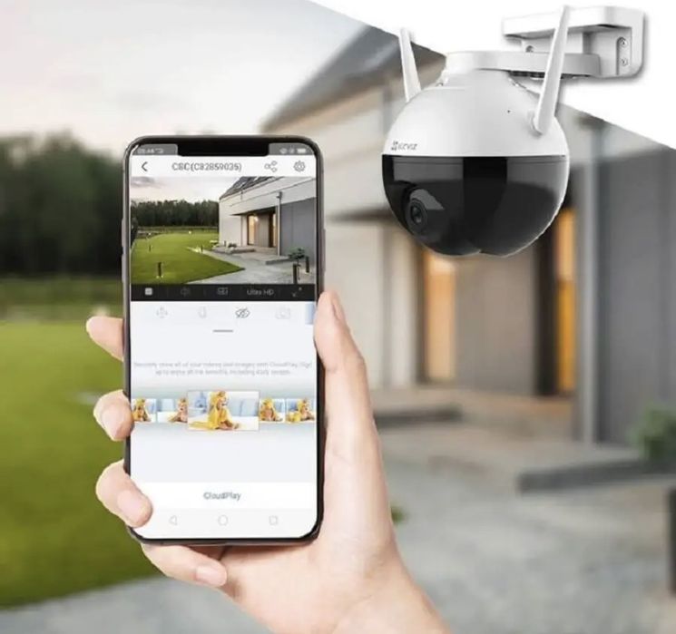 Уличная поворотная камера  г.Караганда