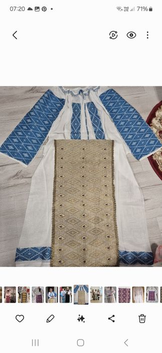Vând costum popular autentic