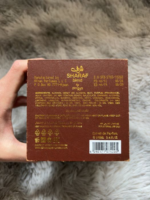 Zimaya Sharaf Blend Parfum Arabesc Unisex