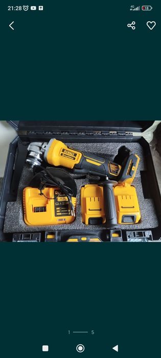 Абсолютно Новая Аккумуляторная Ушм,Болгарка Бесщёточная