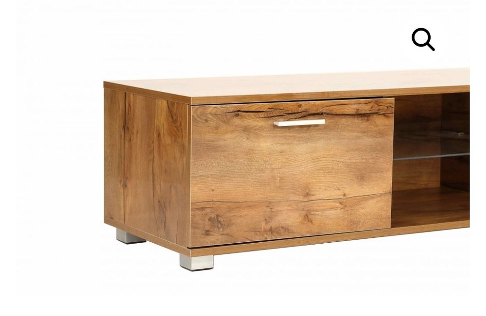 ТВ шкаф –  LED осветление – ширина 140 см.  гланцирани плоскости