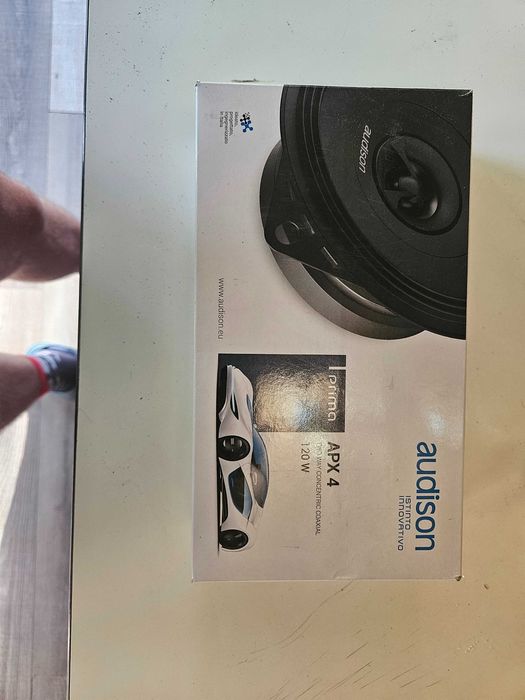 Difuzoare auto Audison Prima APX 4 set coaxial 2 căi, 100mm, 40W RMS, 4Ω, set 2 difuzoare