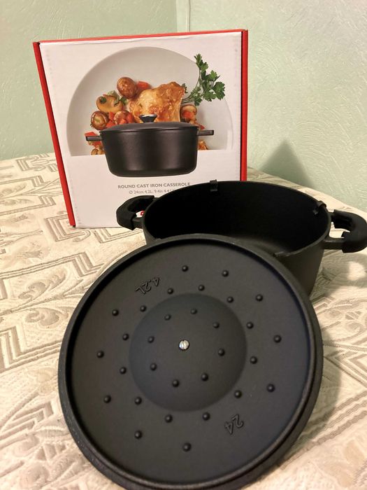 Чугунен тиган 4л