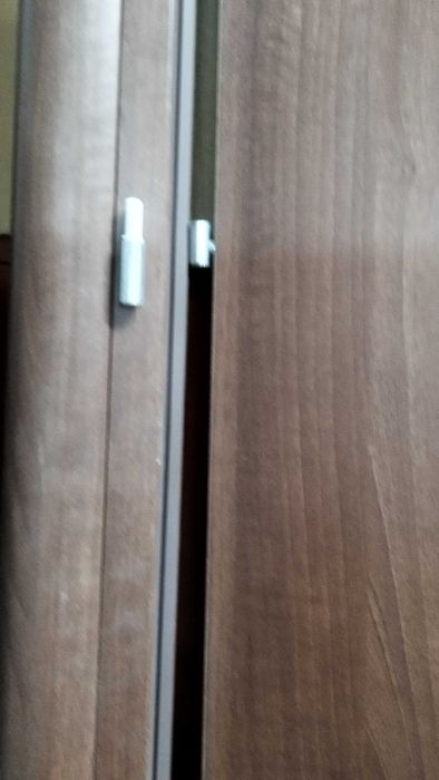 Портална врата, двукрила с каса плътна за отвор 190/210