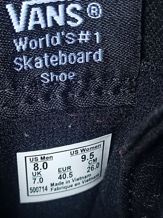 Vans SK8 - Hi  N 40.5  26см