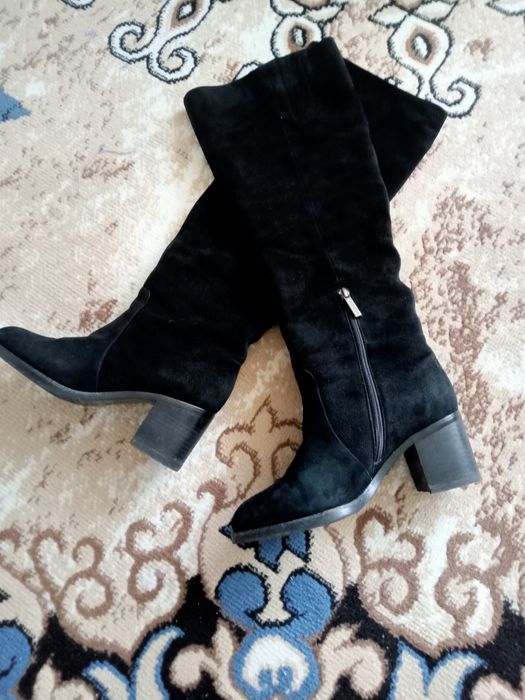 Зимние сапоги , натуральные