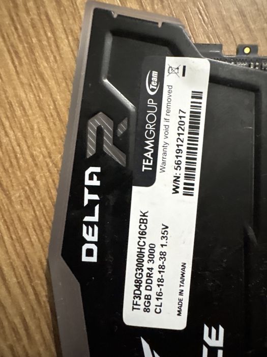 16gb ram Tforce Delta R + placa video rx 560