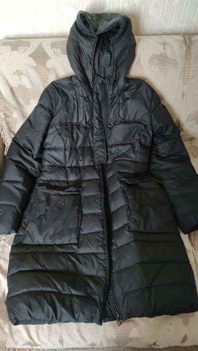 Пуховик черный базовый