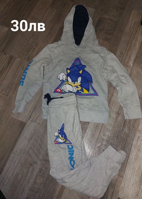 Детски дрехи/ дрехи за момче/ костюм/ риза/ адидас/ соник/ 110-116