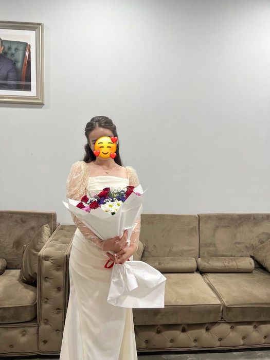 Oqshom, zags, marry me uchun zamonaviy libos. Вечернее платье