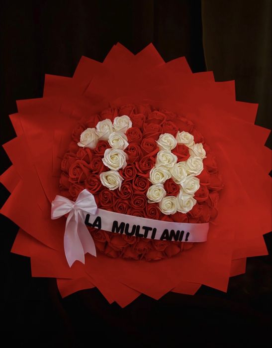 Buchet de flori din sapun