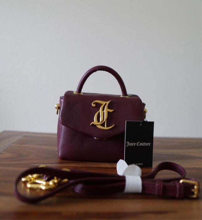 Бордовая сумка Juicy Couture