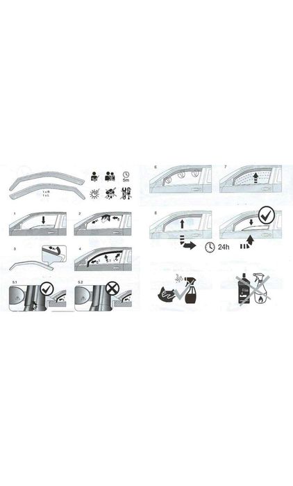 Ветробрани за MERCEDES SPRINTER  DYNAMIC (2004+) предни