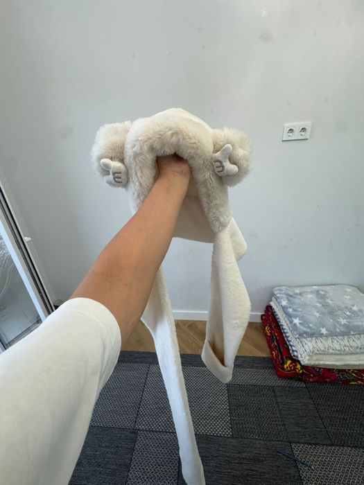 Шапка медвежонок шарф для девочек