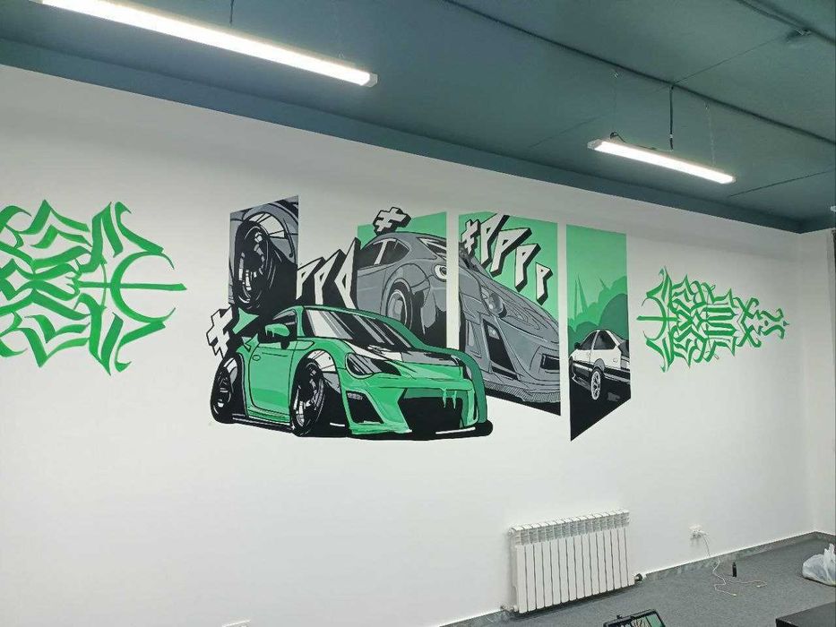 Художник Картины,  роспись стен 3D